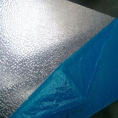 Orange Peel Coated Aluminum Sheet Coil Stucco Embossed With Polyethylene