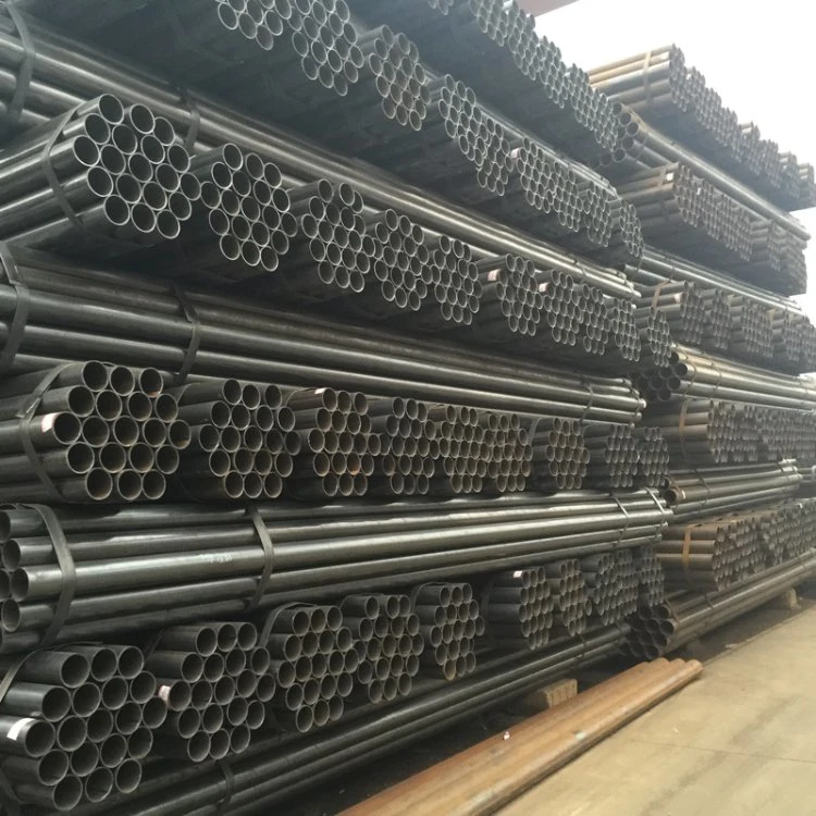 低価格ASTM A53/En10210/Q195/Q235/Ss400/DN15/DN40/48.3mm/Threaded/Painted/Galvanized/Oval/Greenの家/足場/家具/黒い/炭素鋼の管